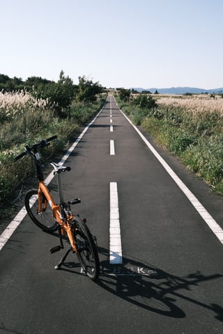 秋の利尻サイクリングロード
次は春がよさそう