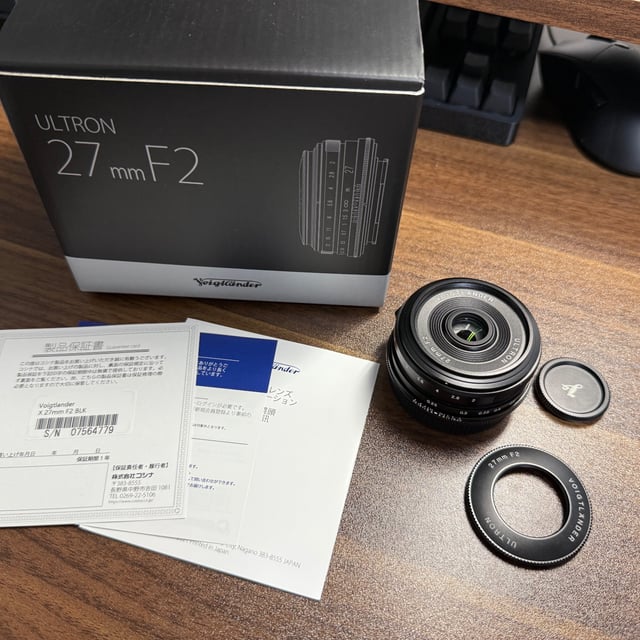 フォクトレンダー ULTRON 27mm F2 X-mount