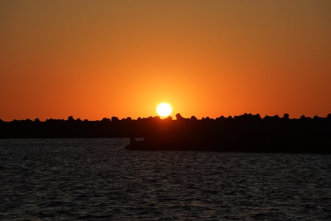 日の丸構図です。