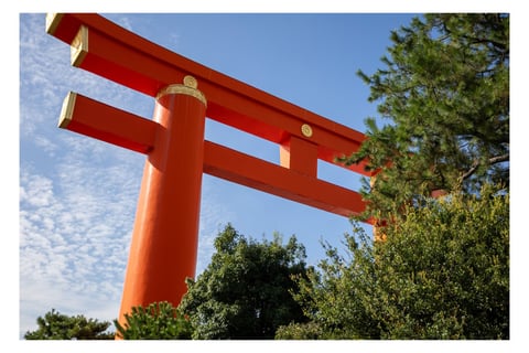 秋と朱。
祈りは自然と。