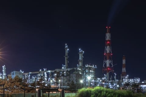 星景撮りに行ったのにあまりに綺麗だったから撮った工場夜景🏭