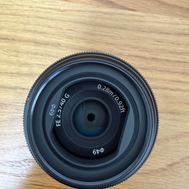 FE 40mm F2.5 G SEL40F25G