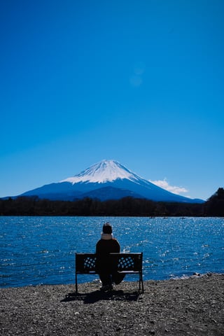 精進湖で撮りました!
