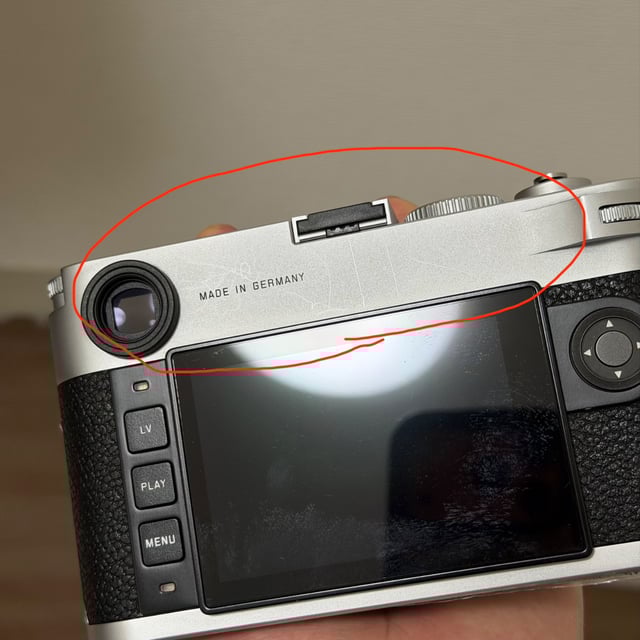 ライカM10-P Typ 3656 ボディ "シルバークローム"