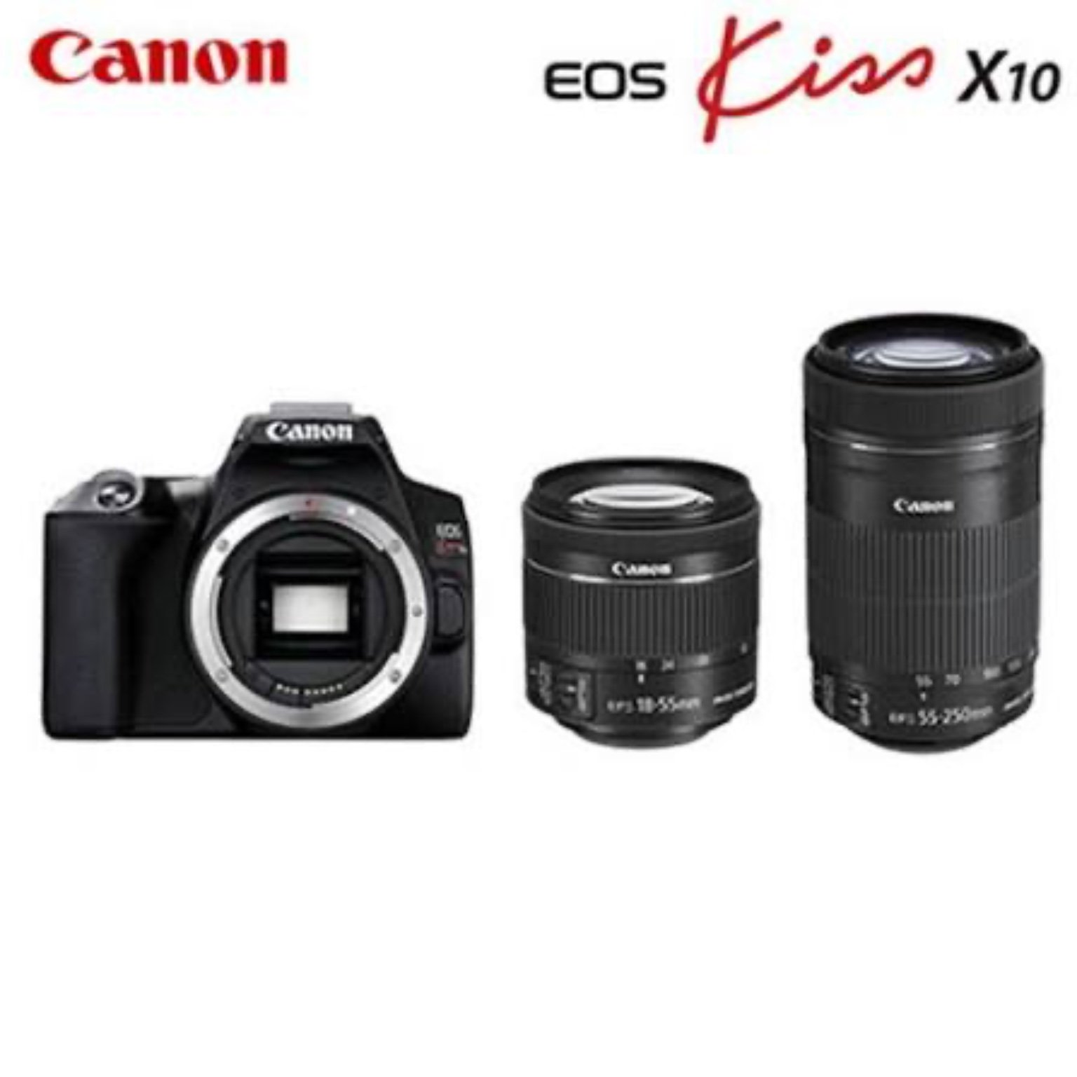 Canon EOS Kiss X10 ダブルズームキットの中古 (良品)・¥83,333 by