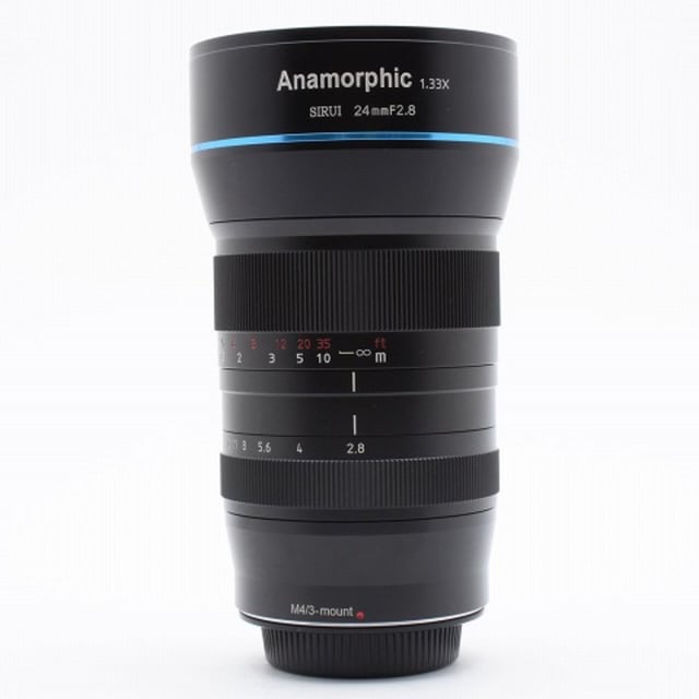 24mm F2.8 1.33X アナモルフィックレンズ マイクロフォーサーズ用