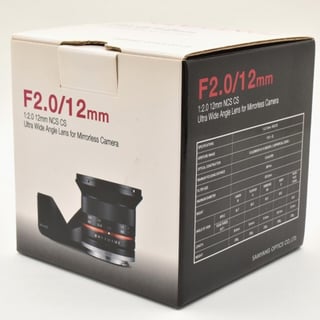 SAMYANG 12mm F2.0 NCS CS マイクロフォーサーズ用 "ブラック"