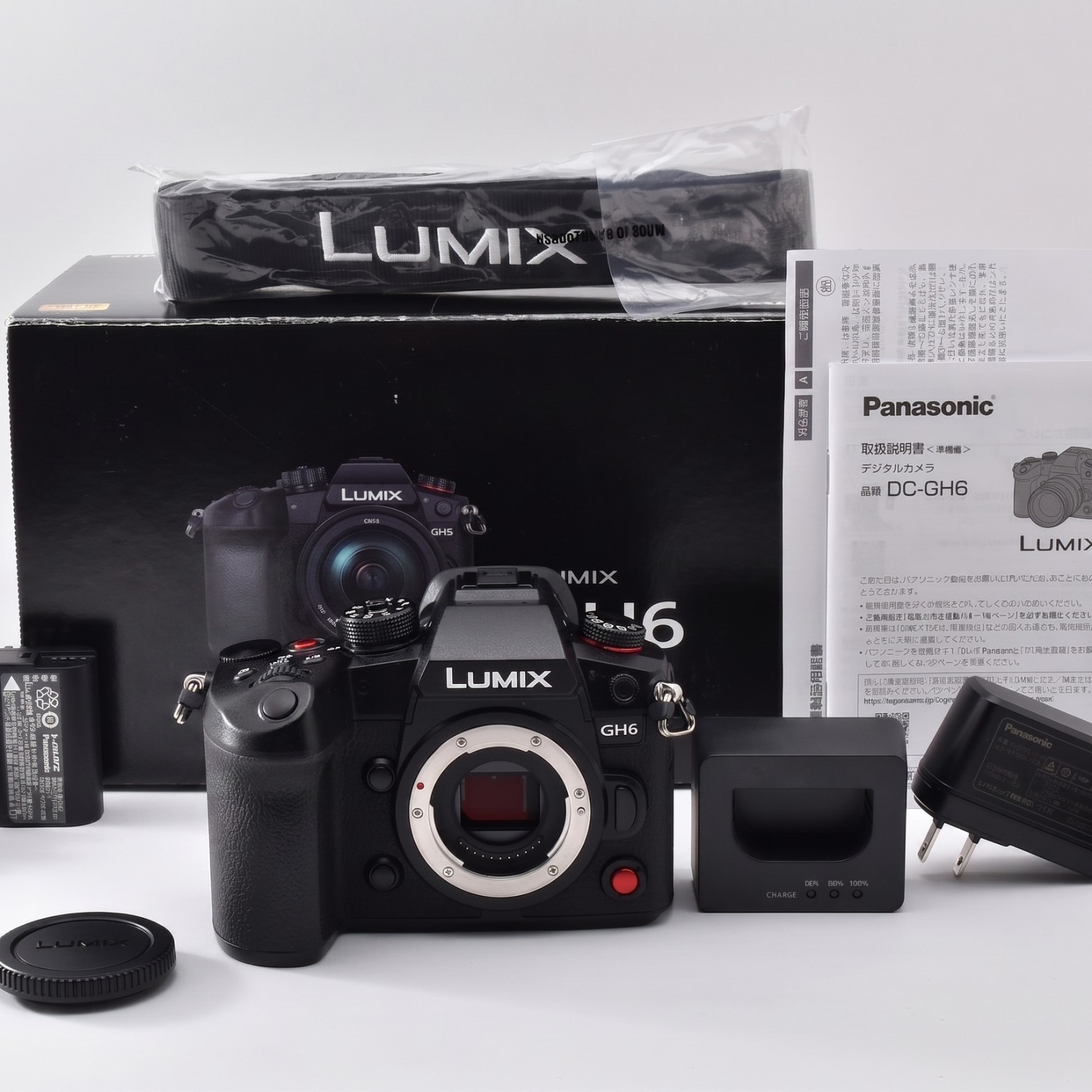 Panasonic LUMIX DC-GH6 ボディ 動作確認済 パナソニック LUMIX GH6(DC-GH6) ボディの中古 (美品)・¥156,000