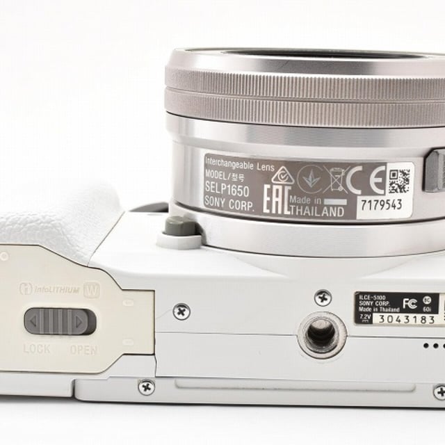 α5100 ILCE-5100L パワーズームレンズキット "ホワイト"