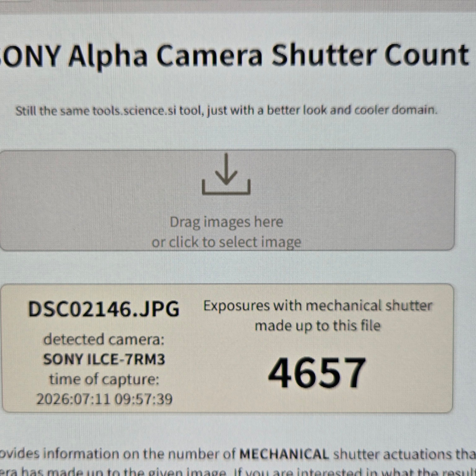 SONY α7R III ILCE-7RM3 ボディの中古 (美品)・¥129,800・シャッター