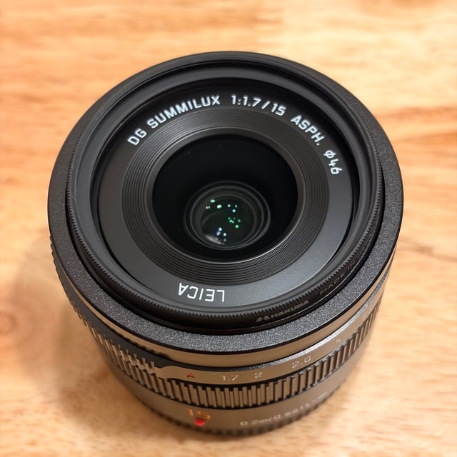 LEICA DG SUMMILUX 15mm/F1.7 ASPH. "ブラック"