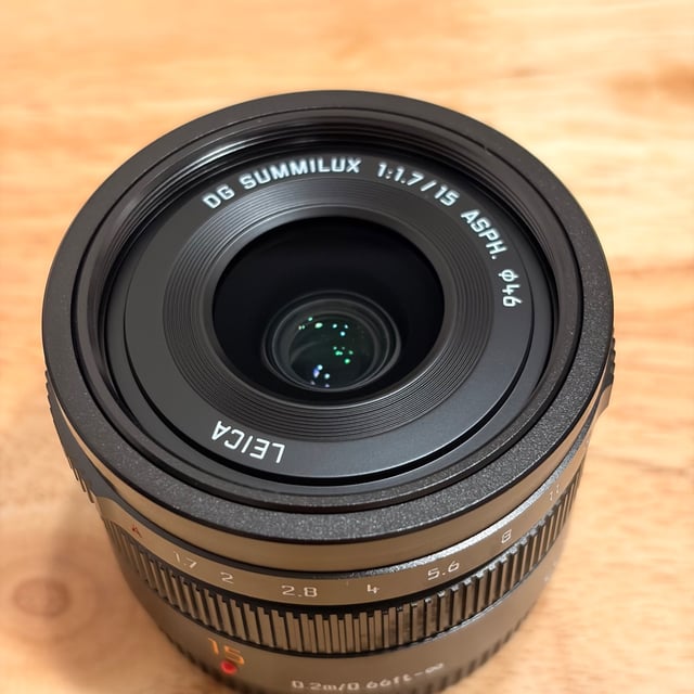 LEICA DG SUMMILUX 15mm/F1.7 ASPH. "ブラック"