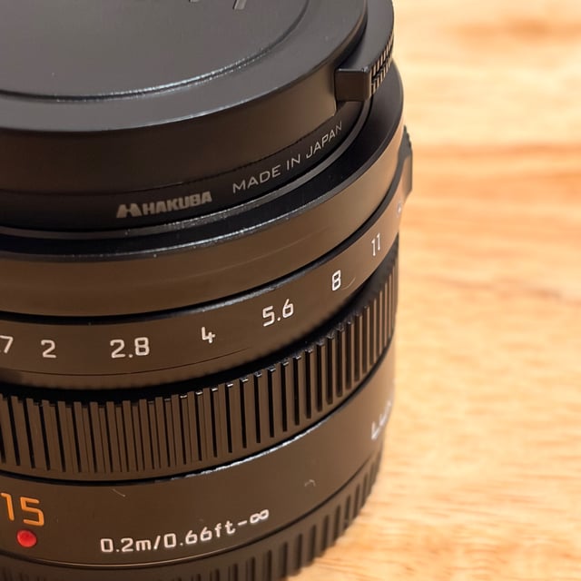 LEICA DG SUMMILUX 15mm/F1.7 ASPH. "ブラック"