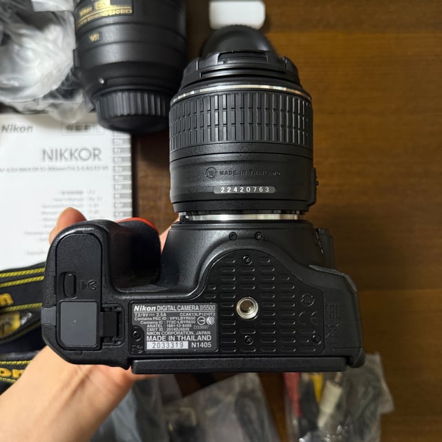 D5500 ダブルズームキット "ブラック"