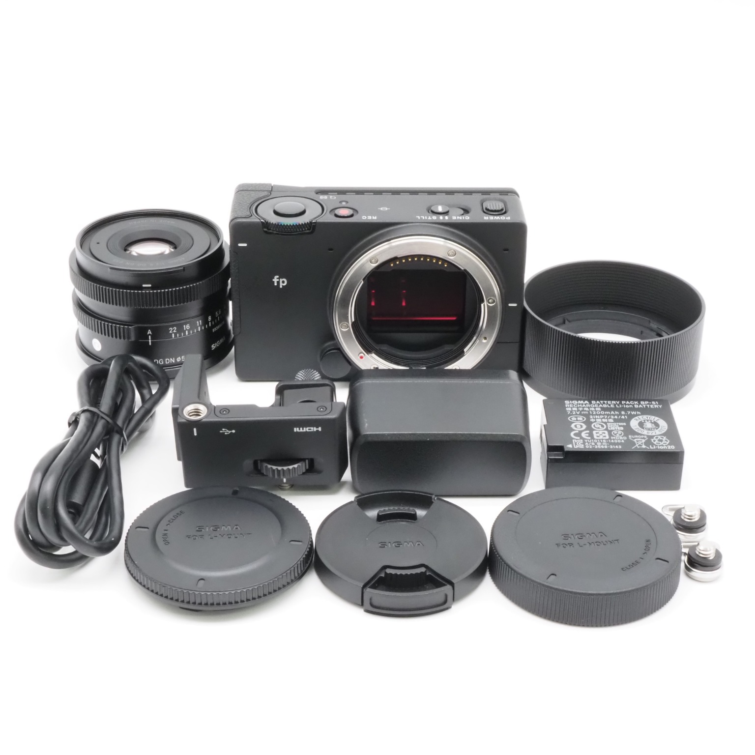 シグマ SIGMA fp 45mm F2.8 DG DN Contemporary キットの中古 (美品