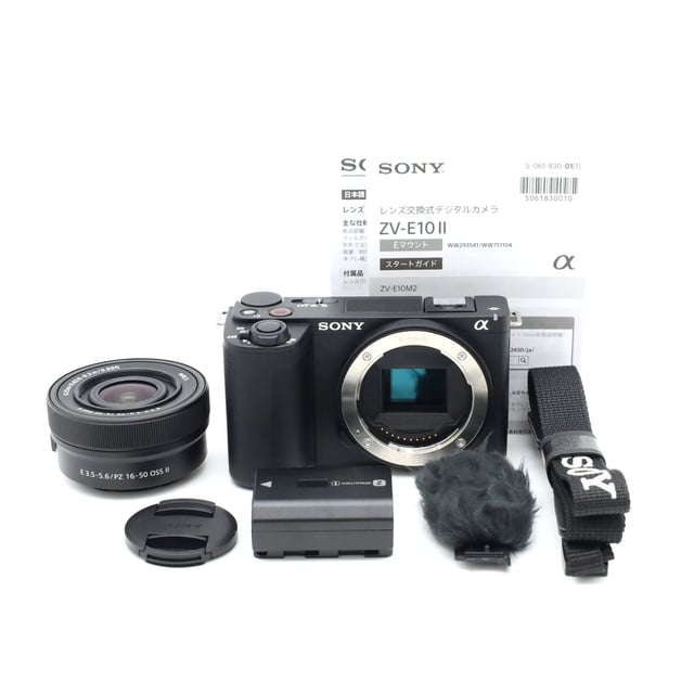 VLOGCAM ZV-E10 II(ZV-E10M2K) パワーズームレンズキット "ブラック"