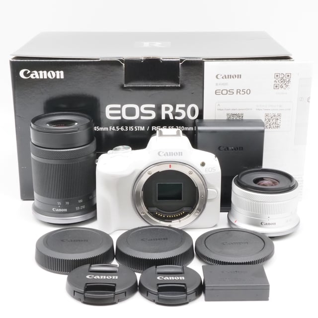 EOS R50 ダブルズームキット "ホワイト"