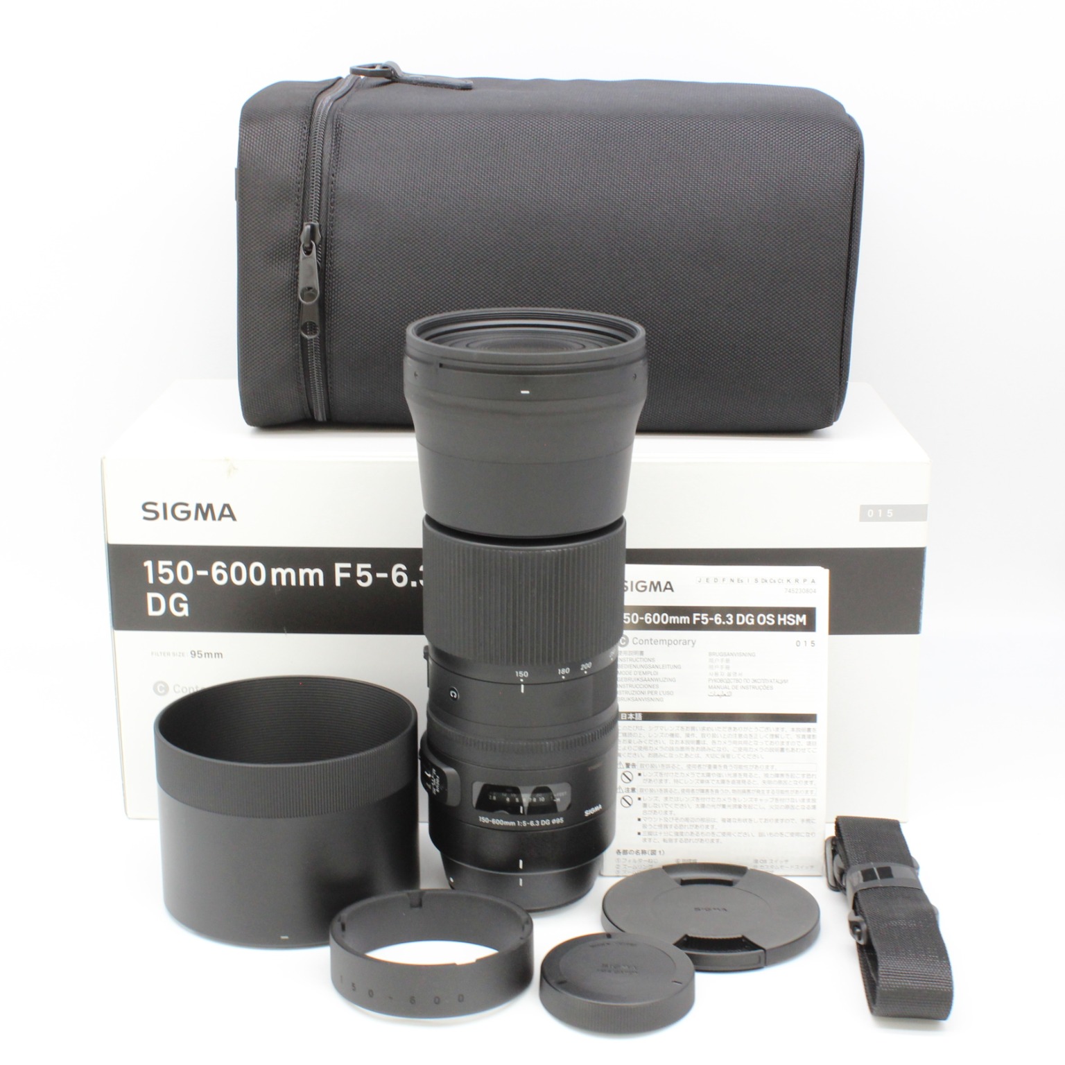 シグマ 150-600mm F5-6.3 DG OS HSM Contemporary キヤノン用の中古