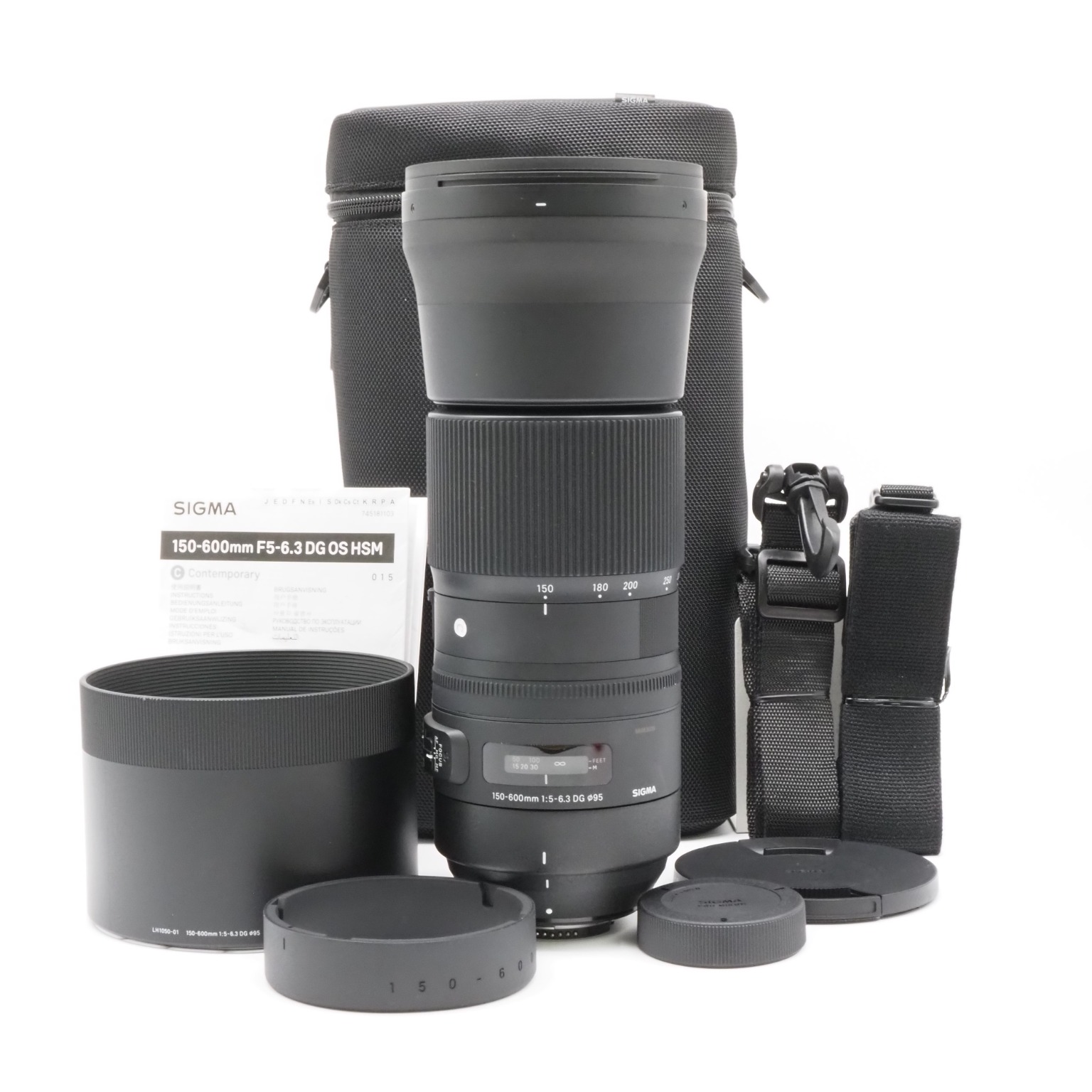 シグマ 150-600mm F5-6.3 DG OS HSM Contemporary ニコン用の新品/中古