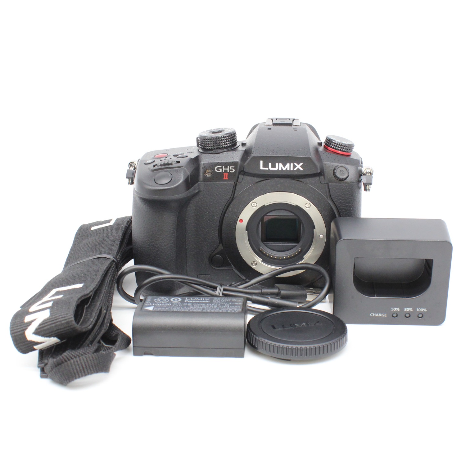 パナソニック LUMIX GH5 II(DC-GH5M2) ボディの中古 (美品)・¥106,200