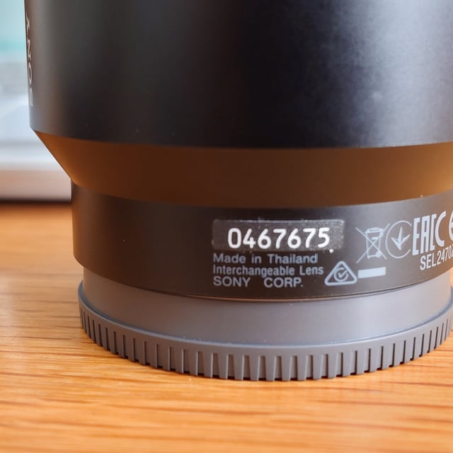 Vario-Tessar T* FE 24-70mm F4 ZA OSS SEL2470Z