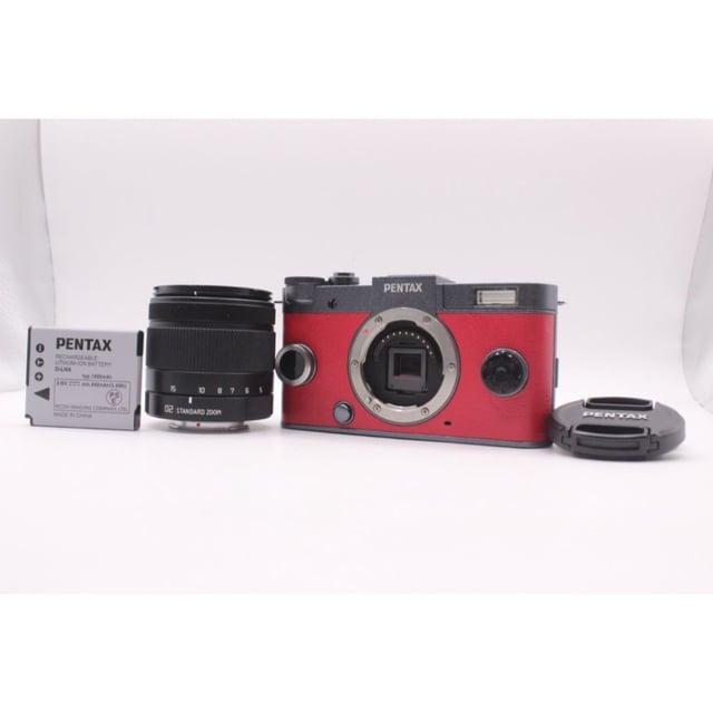 PENTAX Q-S1 ボディ "ガンメタル×カーマインレッド"