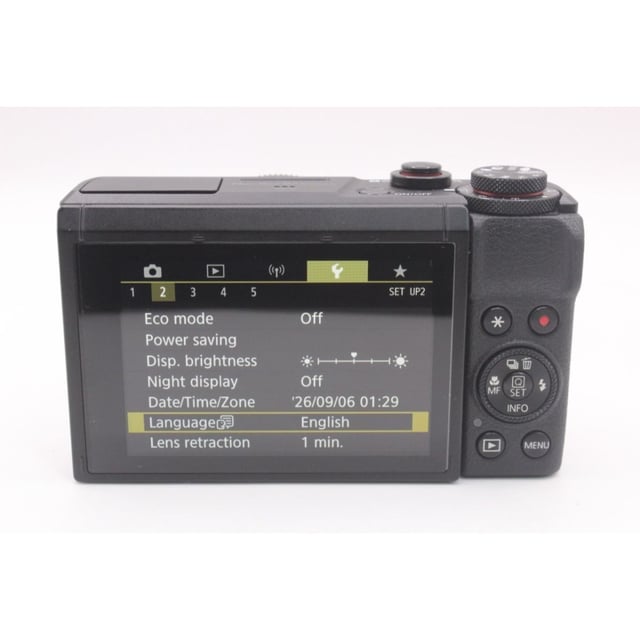 PowerShot G7 X Mark III "ブラック"