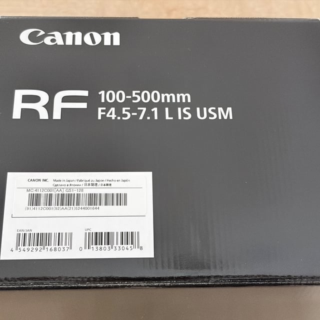 RF 100-500mm F4.5-7.1 L IS USM