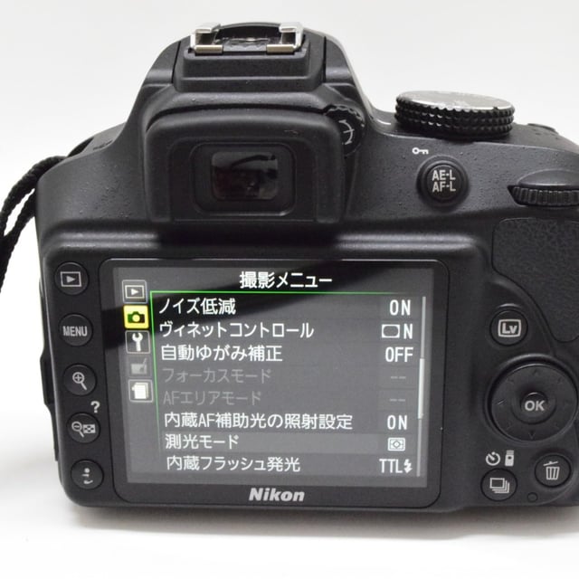 D3400 18-55 VR レンズキット "ブラック"