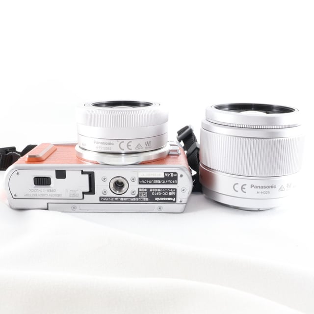 LUMIX GF10(DC-GF10W) ダブルレンズキット "オレンジ"