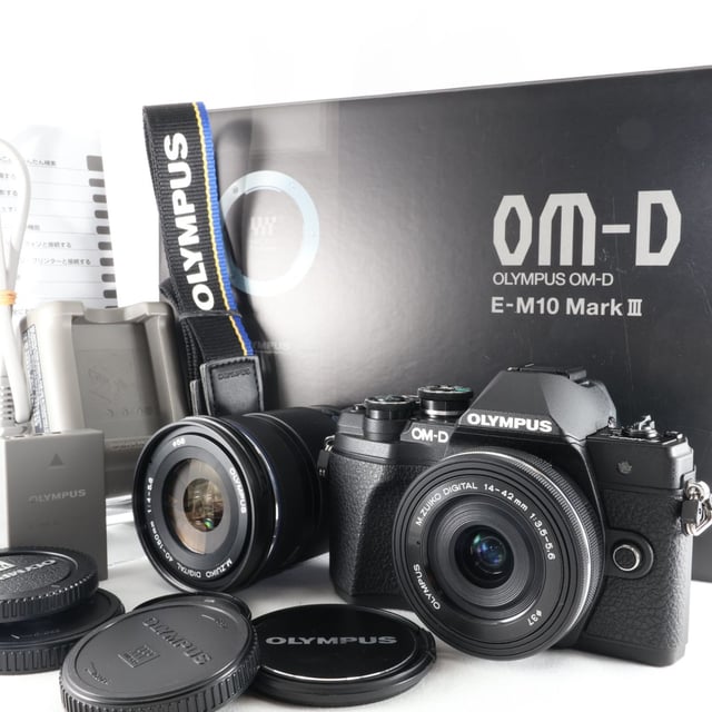 OM-D E-M10 Mark III EZダブルズームキット "ブラック"