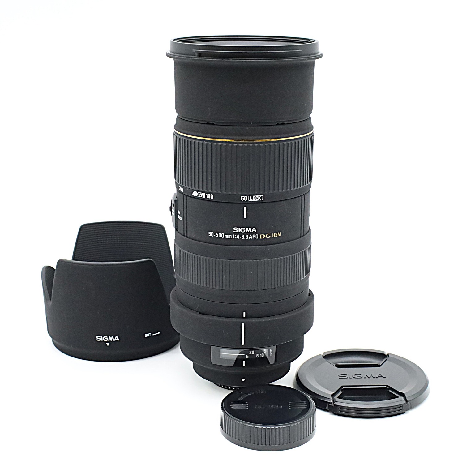 シグマ APO 50-500mm F4-6.3 EX DG/HSM ニコン AF用の中古 (美品