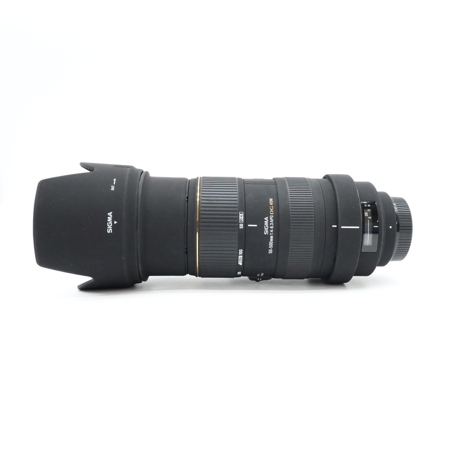 シグマ APO 50-500mm F4-6.3 EX DG/HSM ニコン AF用の中古 (美品