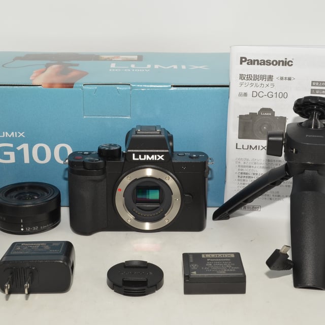 LUMIX G100(DC-G100V) 標準ズームレンズキット(トライポッドグリップ付き)