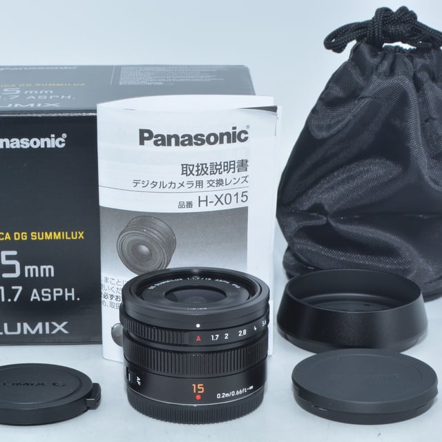 LEICA DG SUMMILUX 15mm/F1.7 ASPH. "ブラック"