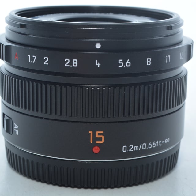 LEICA DG SUMMILUX 15mm/F1.7 ASPH. "ブラック"