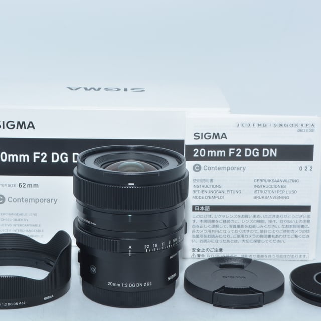 20mm F2 DG DN ソニーE用