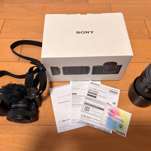 VLOGCAM ZV-E10 II(ZV-E10M2X) ダブルズームレンズキット "ブラック"
