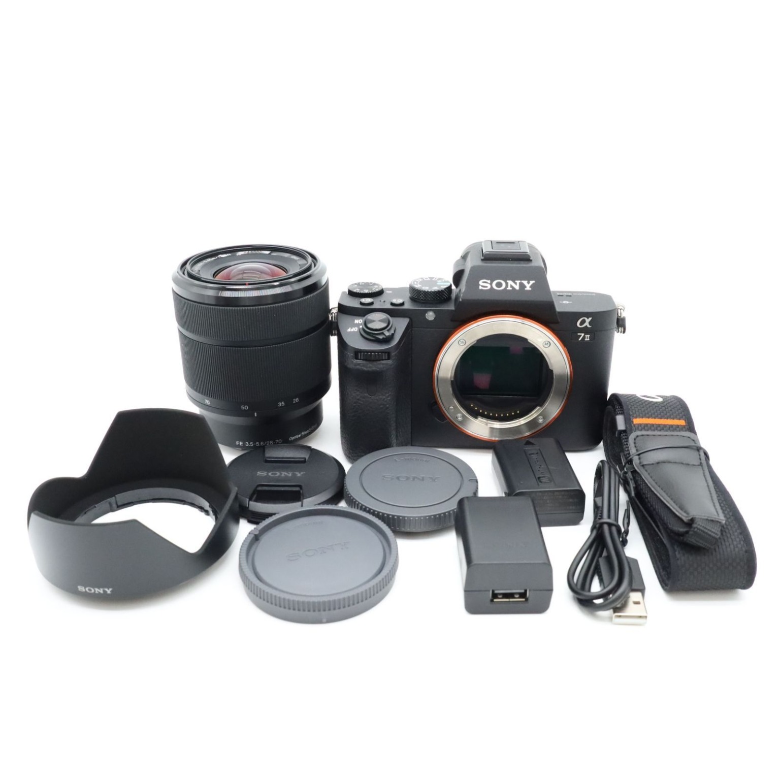 SONY α7 II ILCE-7M2K ズームレンズキットの中古 (良品)・¥86,800