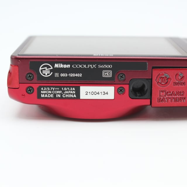 COOLPIX S6500 "グロッシーレッド"