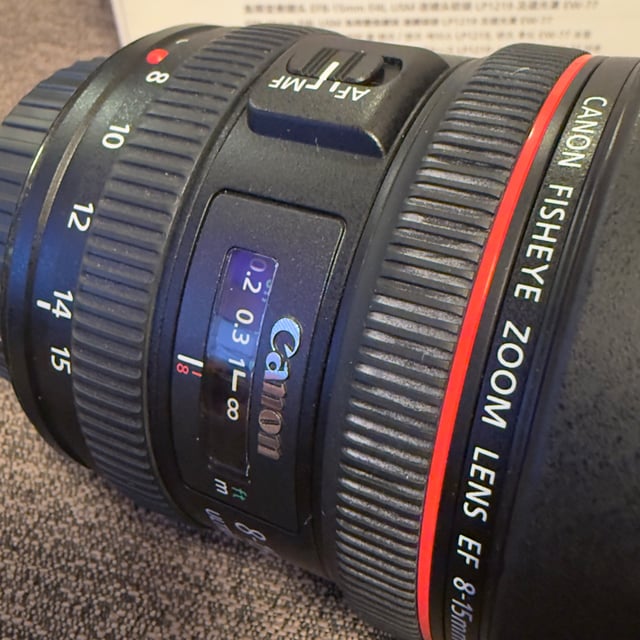 EF 8-15mm F4L フィッシュアイ USM