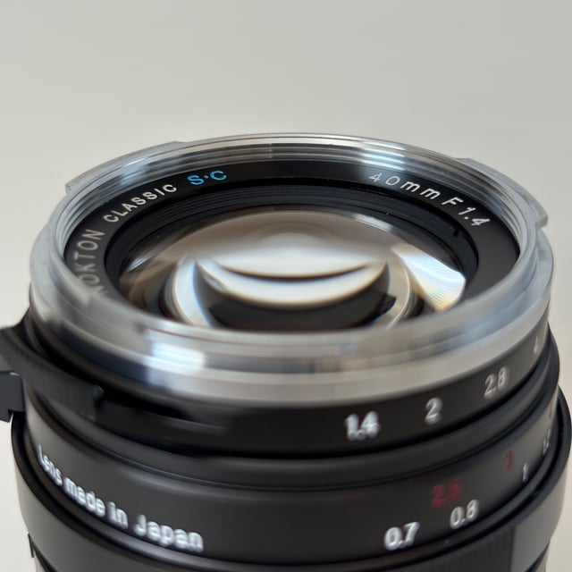フォクトレンダー NOKTON classic 40mm F1.4 S.C.